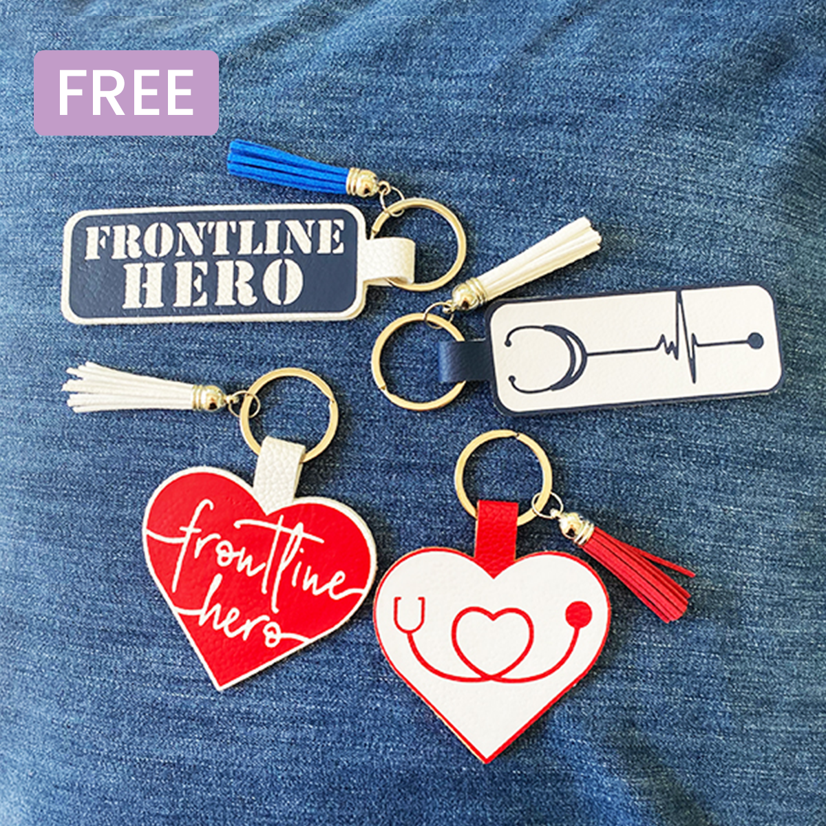 Frontline Hero Keychains