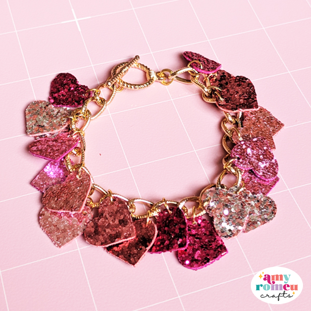 Heart Charm Bracelet