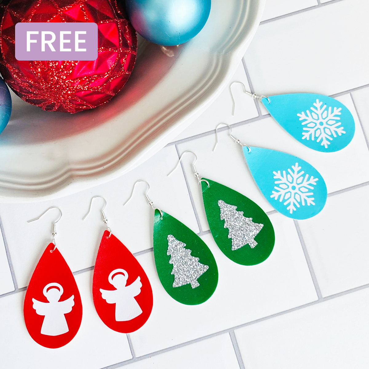 Easy Holiday Teardrop Earrings