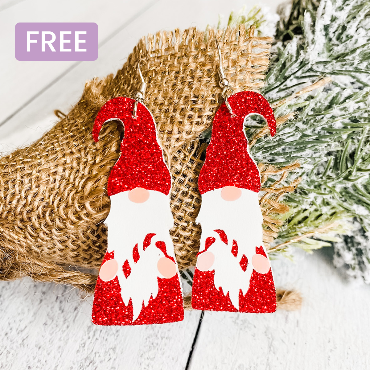Christmas Gnome Earrings