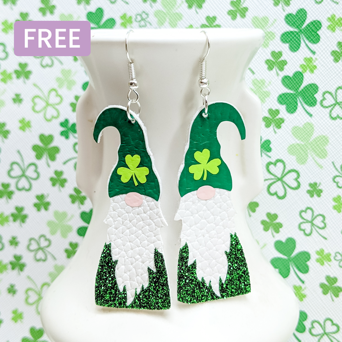 St. Patrick’s Day Gnome Earrings