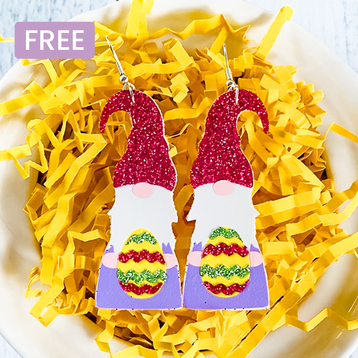 Easter Gnome Earrings