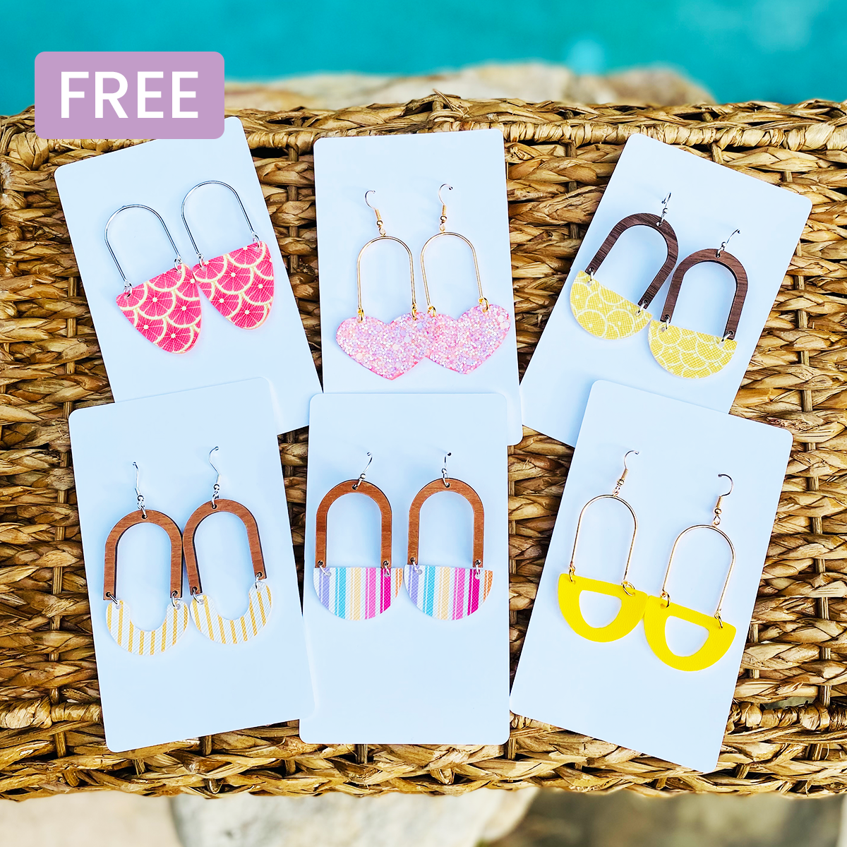Arched Connector Earrings
