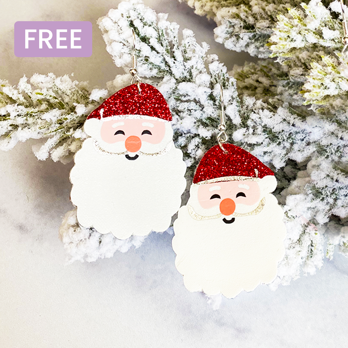Santa Earrings