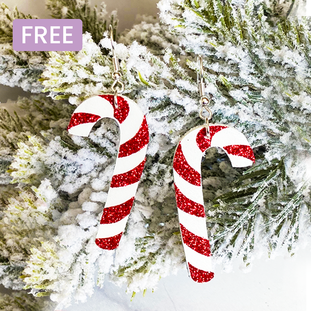 Candy Cane Earrings