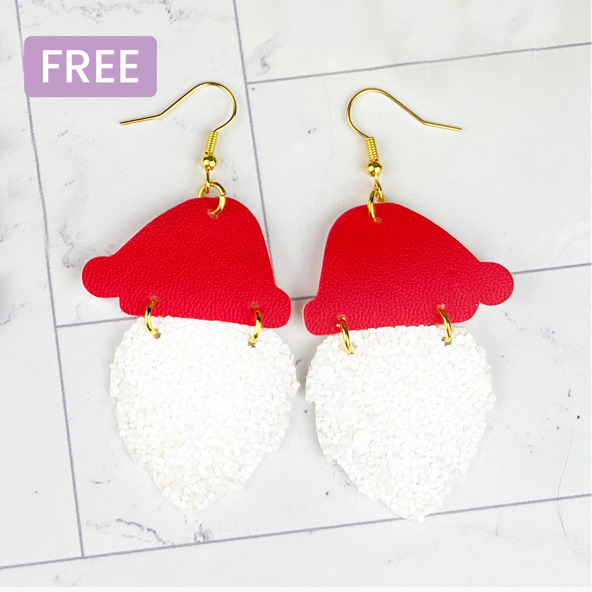 Santa and Beard Earrings #1