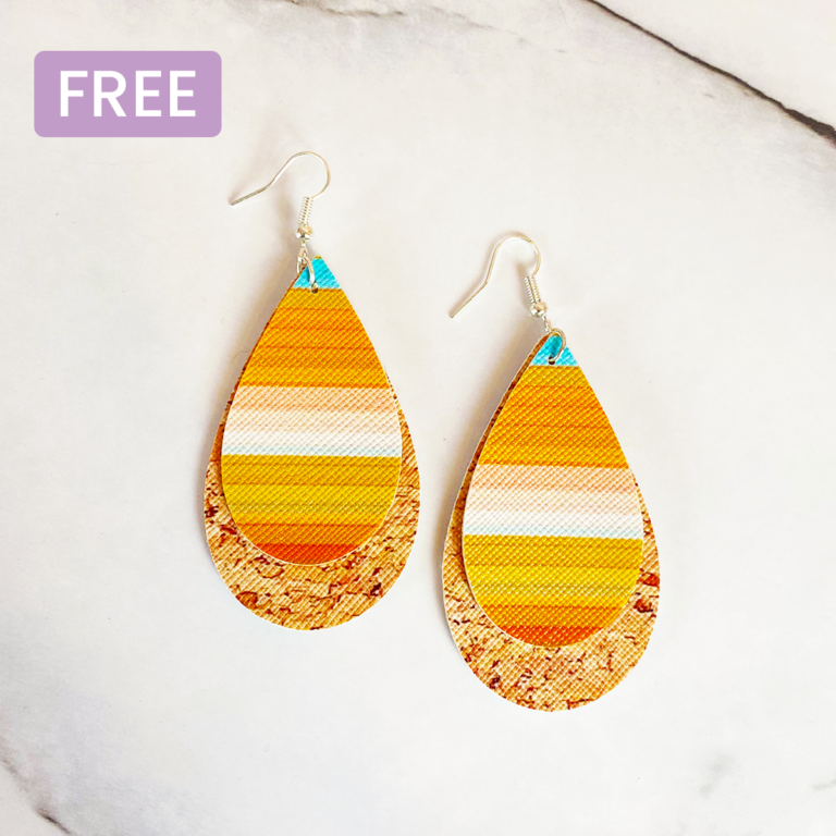 Two Layer Teardrop Earrings