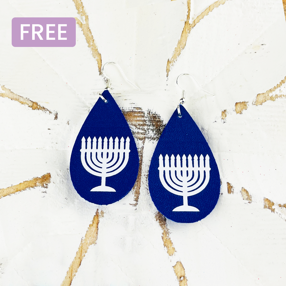 Hanukkah Menorah Earrings