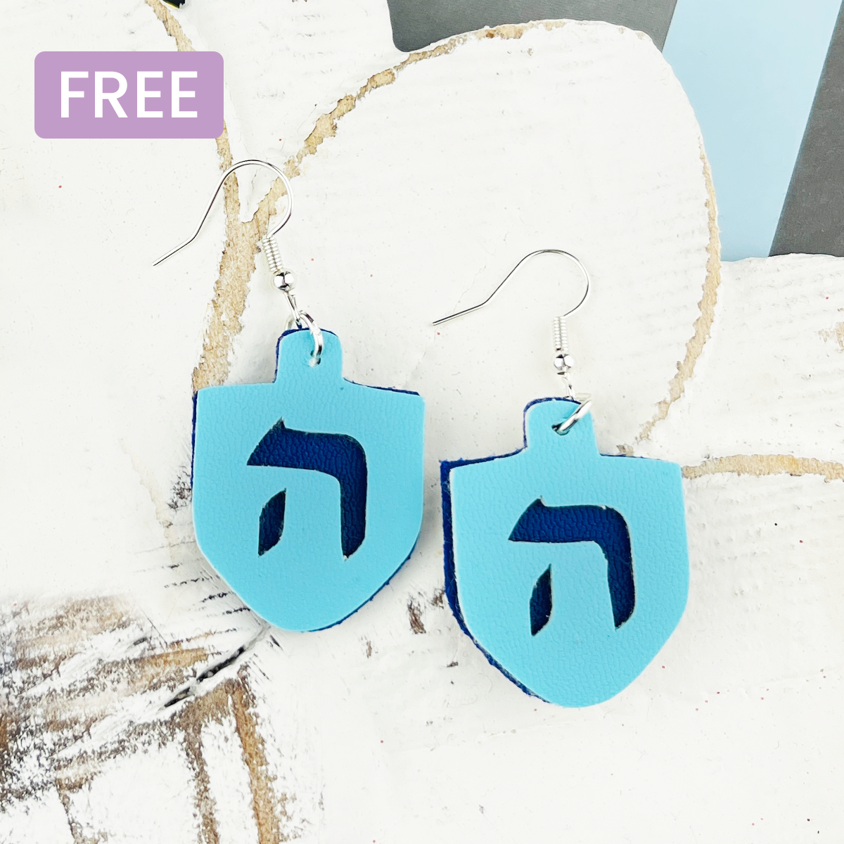 Hanukkah Dreidel Earrings