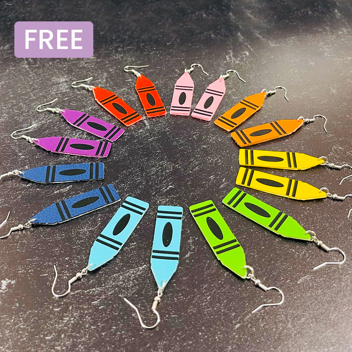 Crayon Earrings